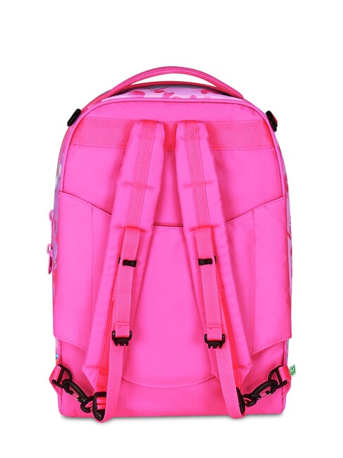 FLYUNICORN GIRL 3WD Mochila con ruedas desmontable, 3 ruedas fuxiafluo - Mochilas con ruedas
