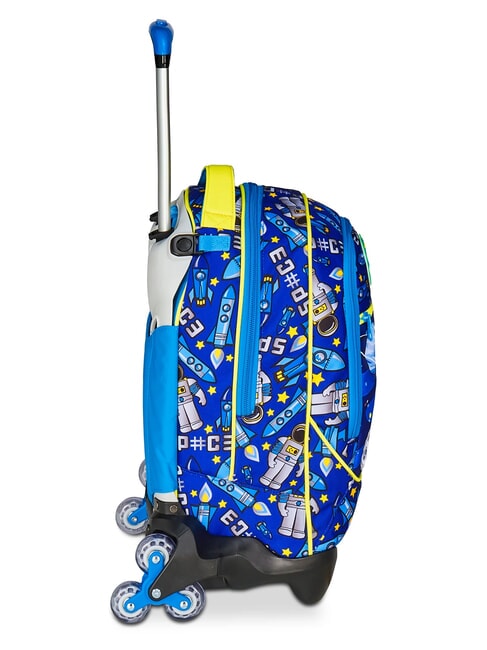 FLYROCKET BOY JACK 3WD Mochila con ruedas desmontable, 3 ruedas amarillo fluorescente - Mochilas con ruedas