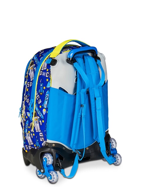 FLYROCKET BOY JACK 3WD Mochila con ruedas desmontable, 3 ruedas amarillo fluorescente - Mochilas con ruedas
