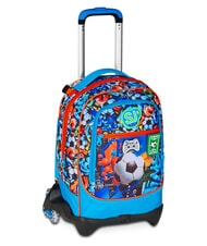 SJGANG TINYPATCH BOY JACK 3WD Mochila con ruedas desmontable, 3 ruedas turquesa brillante - Mochilas con ruedas - 2