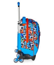 SJGANG TINYPATCH BOY JACK 3WD Mochila con ruedas desmontable, 3 ruedas turquesa brillante - Mochilas con ruedas - 4