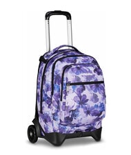 INVICTA PLUG FANTASY Mochila con ruedas desmontable, soporte para port&aacute;til flores de lirio - Mochilas con ruedas - 2