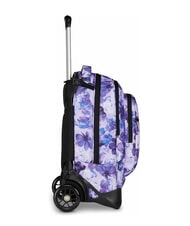 INVICTA PLUG FANTASY Mochila con ruedas desmontable, soporte para port&aacute;til flores de lirio - Mochilas con ruedas - 3