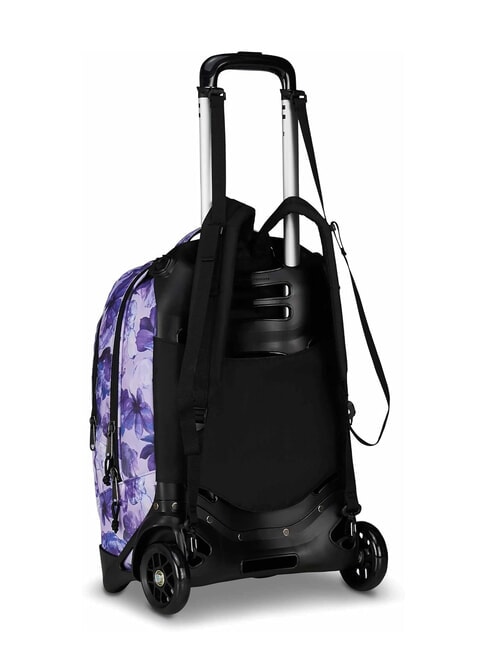 PLUG FANTASY Mochila con ruedas desmontable, soporte para port&aacute;til flores de lirio - Mochilas con ruedas