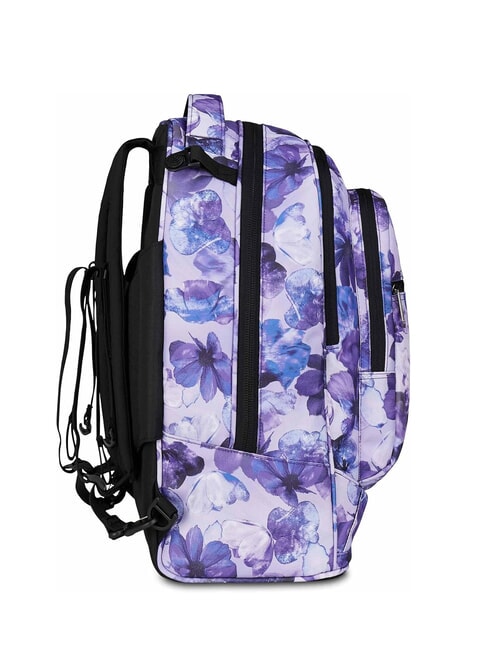 PLUG FANTASY Mochila con ruedas desmontable, soporte para port&aacute;til flores de lirio - Mochilas con ruedas