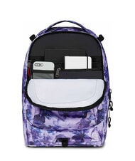 INVICTA PLUG FANTASY Mochila con ruedas desmontable, soporte para port&aacute;til flores de lirio - Mochilas con ruedas - 8
