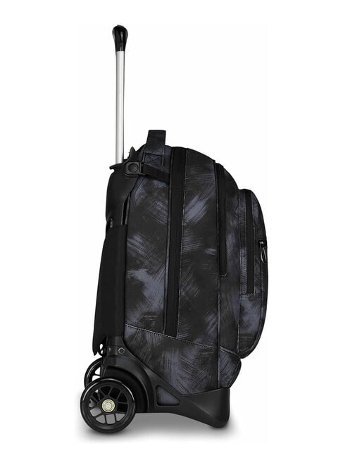 PLUG FANTASY Mochila con ruedas desmontable, soporte para port&aacute;til negro cepillado - Mochilas con ruedas
