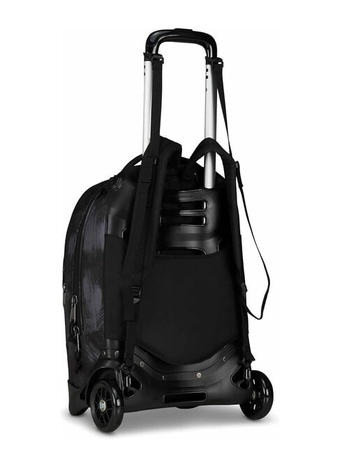 PLUG FANTASY Mochila con ruedas desmontable, soporte para port&aacute;til negro cepillado - Mochilas con ruedas