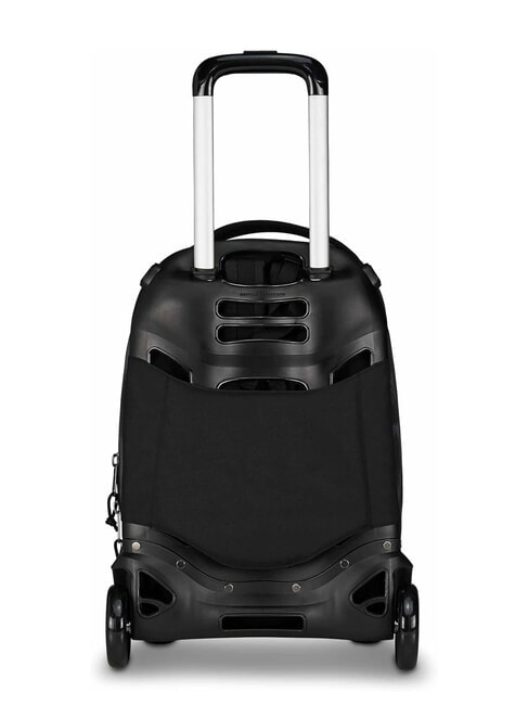 PLUG FANTASY Mochila con ruedas desmontable, soporte para port&aacute;til negro cepillado - Mochilas con ruedas