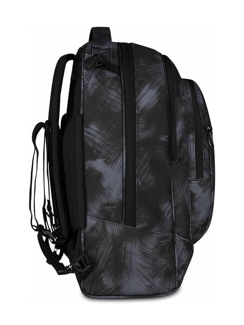 PLUG FANTASY Mochila con ruedas desmontable, soporte para port&aacute;til negro cepillado - Mochilas con ruedas