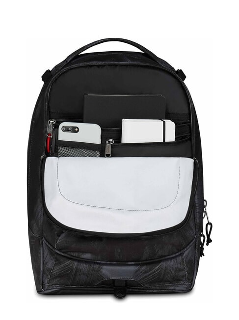 PLUG FANTASY Mochila con ruedas desmontable, soporte para port&aacute;til negro cepillado - Mochilas con ruedas