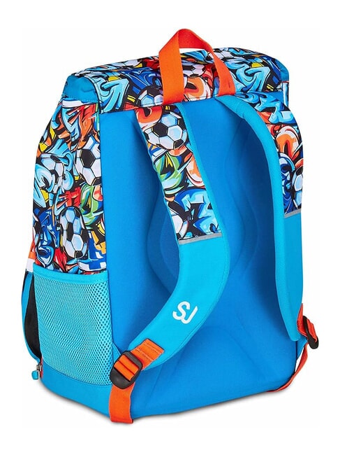TINYPATCH BOY Mochila expandible con parche turquesa brillante - Mochilas Escuela & Tiempo Libre