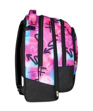 SEVEN PAINT GIRL JACK 3WD Trolley 2 Mochilas Desmontables, 3 ruedas RODAMINA ROJA - Mochilas con ruedas - 8