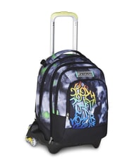 SEVEN PAINT BOY JACK 3WD Trolley 2 Mochilas Desmontables, 3 ruedas negro - Mochilas con ruedas - 3