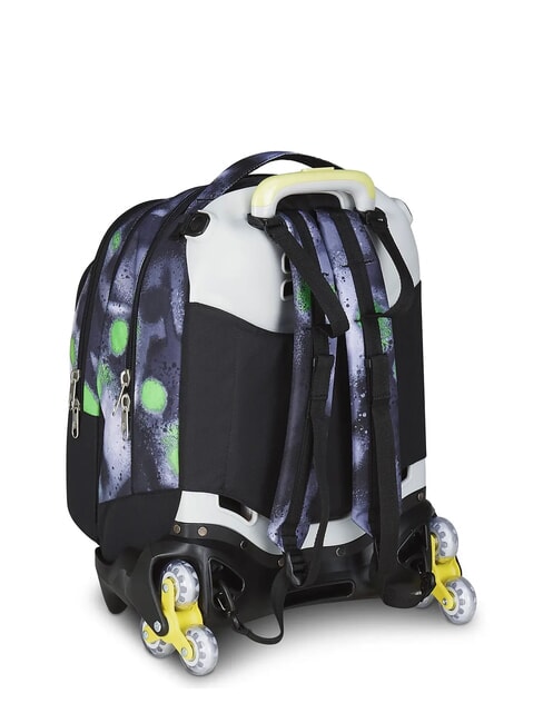 PAINT BOY JACK 3WD Trolley 2 Mochilas Desmontables, 3 ruedas negro - Mochilas con ruedas