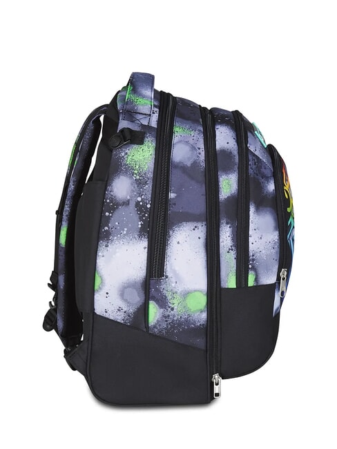 PAINT BOY JACK 3WD Trolley 2 Mochilas Desmontables, 3 ruedas negro - Mochilas con ruedas