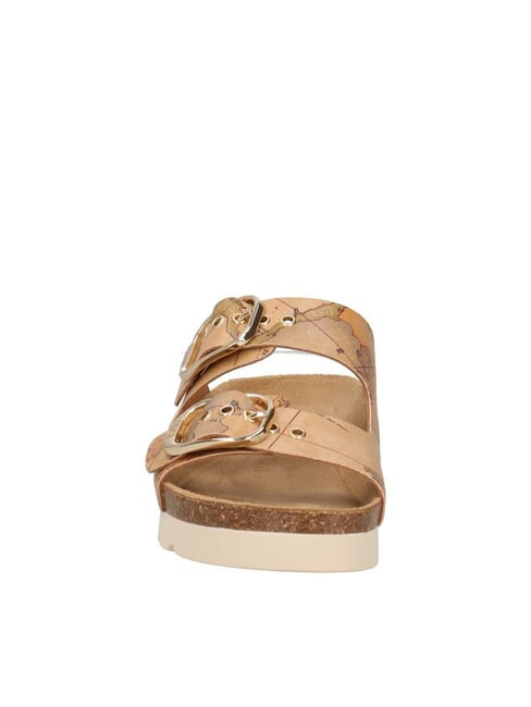 GEO CLASSIC Zapatilla con 2 hebillas NATURAL - Zapatos Mujer