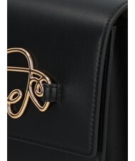 LOVE MOSCHINO CURSIVE LOGO Bolso de hombro con correa para el hombro negro - Bolsos Mujer - 4