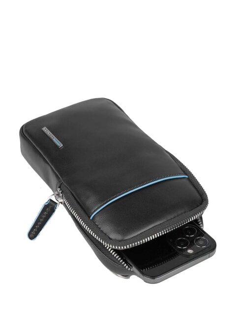 CAMPIONARIO - BLUE SQUARE Funda de cuero para tel&eacute;fono m&oacute;vil negro - Fundas para tablet & Organizer