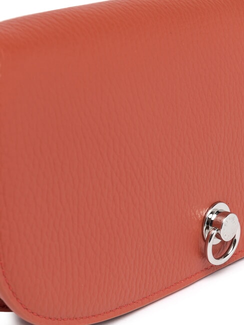 DEVA Bolso bandolera de piel con solapa otoño - Bolsos Mujer