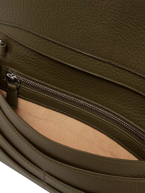 DEVA Bolso bandolera de piel con solapa mover - Bolsos Mujer