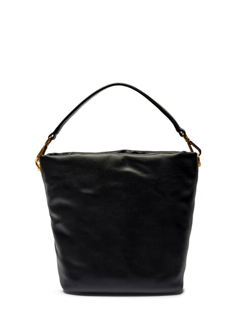 MIREA Bolso de cuero tipo cubo negro - Bolsos Mujer