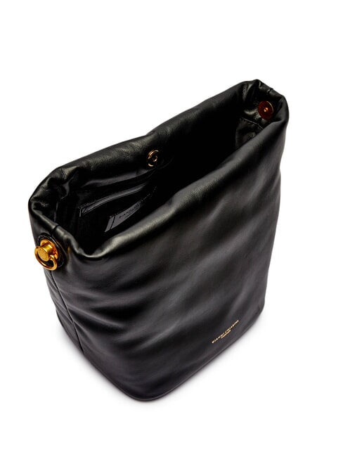 MIREA Bolso de cuero tipo cubo negro - Bolsos Mujer