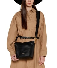 GIANNI CHIARINI MIREA Bolso de cuero tipo cubo negro - Bolsos Mujer - 7