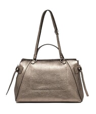 GIANNI CHIARINI GILDA Bolso de hombro de piel martillada estaño - Bolsos Mujer - 3