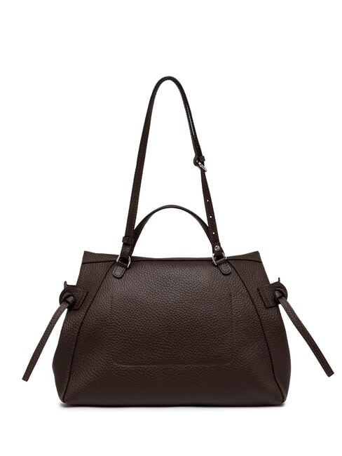 GILDA Bolso de hombro de piel martillada t.moro - Bolsos Mujer