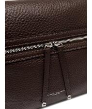 GIANNI CHIARINI GILDA Bolso de hombro de piel martillada t.moro - Bolsos Mujer - 3