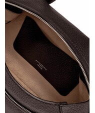 GIANNI CHIARINI GILDA Bolso de hombro de piel martillada t.moro - Bolsos Mujer - 4