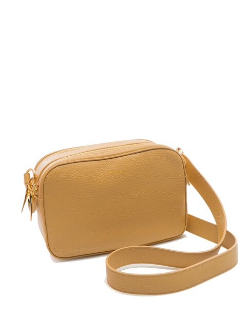 ALPHA Estuche para cámara de cuero martillado beige fresco - Bolsos Mujer