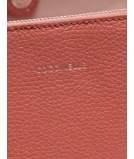 COCCINELLE SWAP Bolso de mano de cuero martillado maceta - Bolsos Mujer - 5