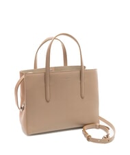 COCCINELLE SWAP Bolso de mano de cuero martillado rosa polvo - Bolsos Mujer - 2