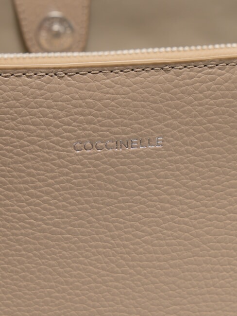 SWAP Bolso de mano de cuero martillado rosa polvo - Bolsos Mujer