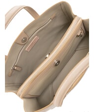 COCCINELLE SWAP Bolso de mano de cuero martillado rosa polvo - Bolsos Mujer - 6