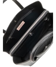 COCCINELLE SWAP Bolso de mano de cuero martillado negro - Bolsos Mujer - 6