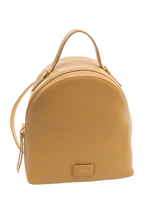 VOILE Mini mochila en piel martillada beige fresco - Bolsos Mujer