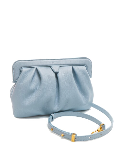 DILETTA SOFT Bolso de mano de piel martillada niebla azul - Bolsos Mujer