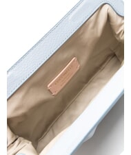 COCCINELLE DILETTA SOFT Bolso de mano de piel martillada niebla azul - Bolsos Mujer - 6