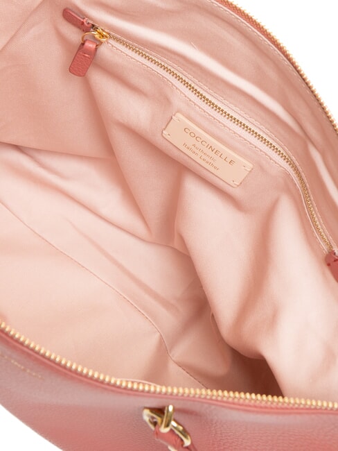 ALPHA Bolsa de compras de cuero martillado maceta - Bolsos Mujer