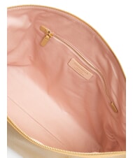 COCCINELLE ALPHA Bolsa de compras de cuero martillado beige fresco - Bolsos Mujer - 6