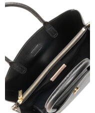 COCCINELLE ALBA Bolso de mano de cuero martillado negro - Bolsos Mujer - 7