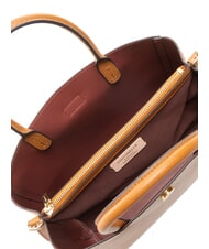 COCCINELLE ALBA Bolso de mano de cuero martillado CUIR - Bolsos Mujer - 6