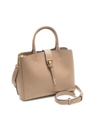 COCCINELLE ALBA Bolso de mano de cuero martillado rosa polvo - Bolsos Mujer - 2