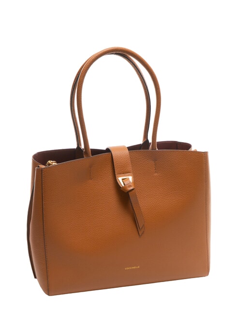 ALBA Bolso de hombro de piel martillada CUIR - Bolsos Mujer