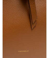 COCCINELLE ALBA Bolso de hombro de piel martillada CUIR - Bolsos Mujer - 6