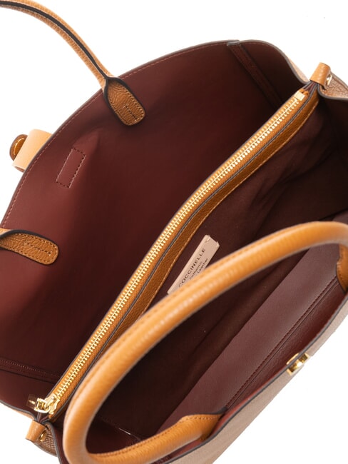 ALBA Bolso de hombro de piel martillada CUIR - Bolsos Mujer