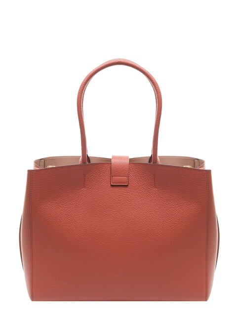 ALBA Bolso de hombro de piel martillada maceta - Bolsos Mujer